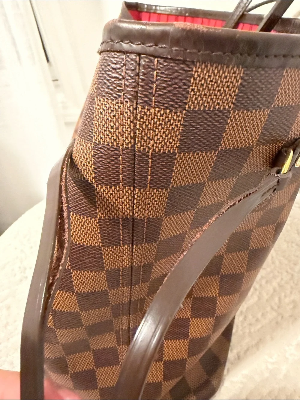 Louis Vuitton Brown Damier Ebene Neverfull MM